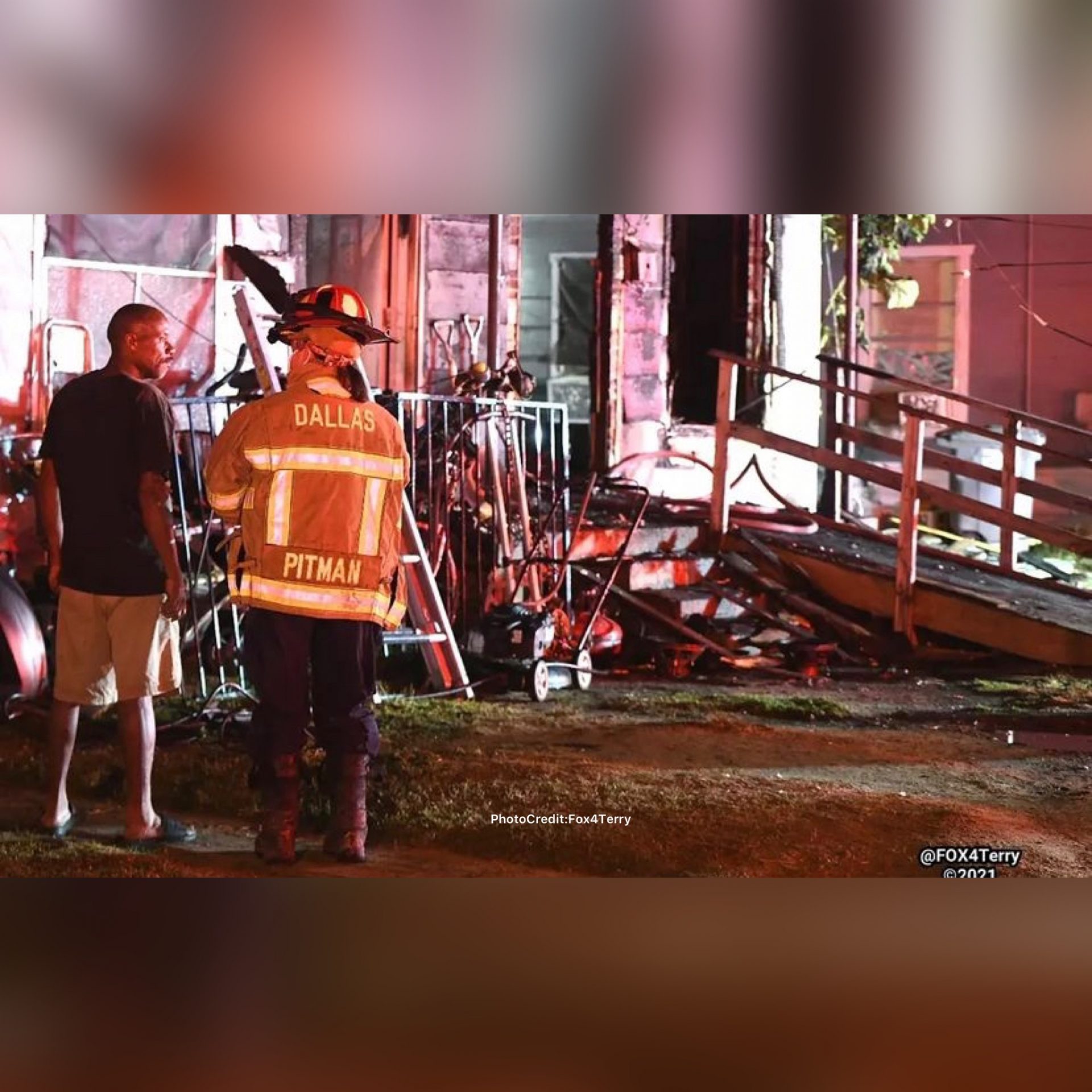 Dallas Firefighter Injured During Fire   SmashDaTopic