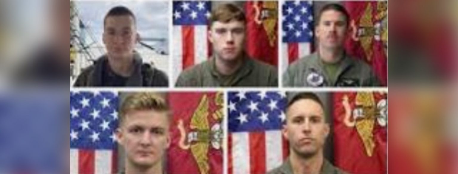 Five Marines Killed In Aircraft Crash Identified - SmashDaTopic